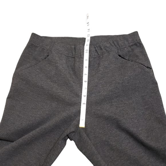 J. Jill Ponte Zip Pocket Leggings Grey Sz Medium - Picture 11 of 13